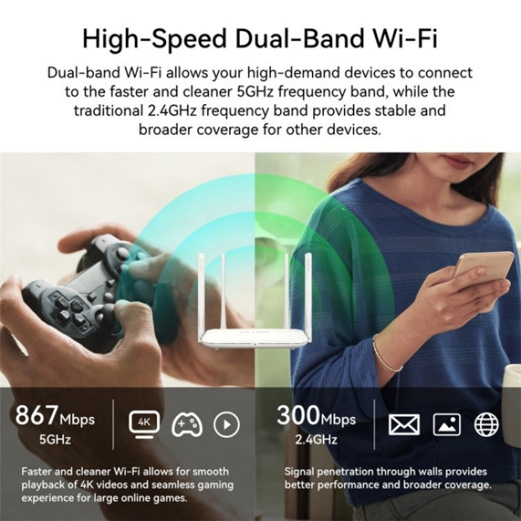 LB-LINK WR1300H Full Gigabit Port 1200M High Speed Dual Band 5G WiFi Repeater Wireless Router LB-LINK WR1300H Full Gigabit Port 1200M High Speed Dual Band 5G WiFi Repeater Wireless Router